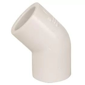 45Вє PVC Elbow (Slip x Slip) - 2" - QC Supply -