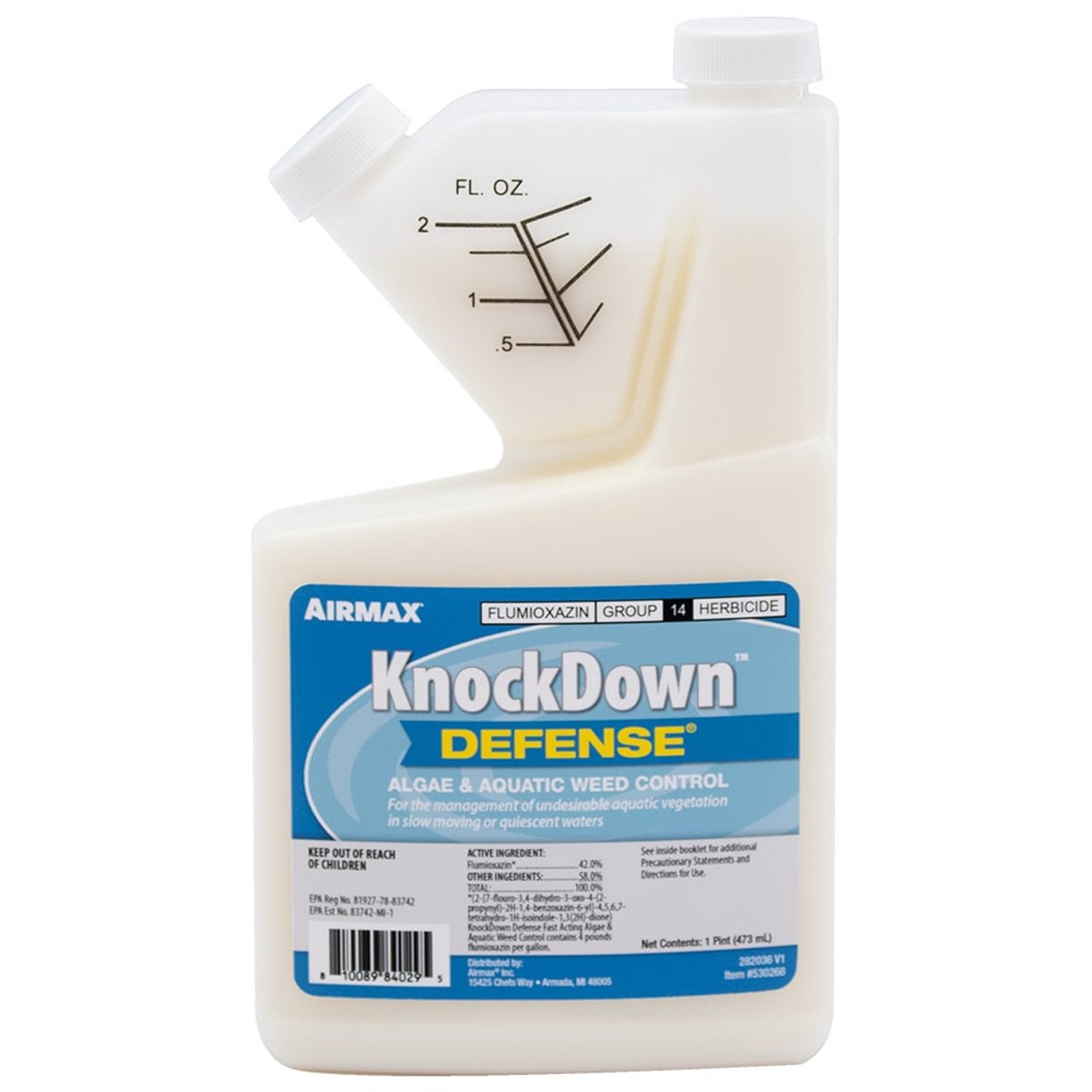 Airmax KnockDown Defense Aquatic Weed and Algae Control 16 oz.