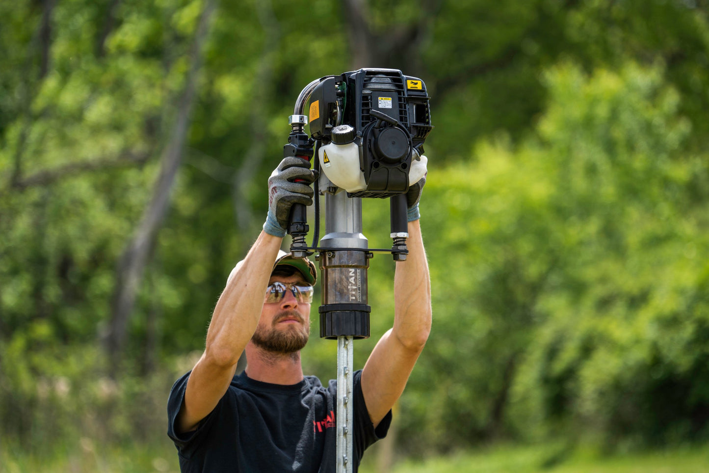Titan Gas Powered Post Driver