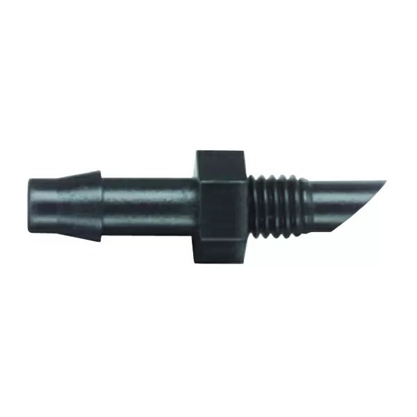 Adapter 0.16" Barb x 10 - 32 UNF Thread - QC Supply -