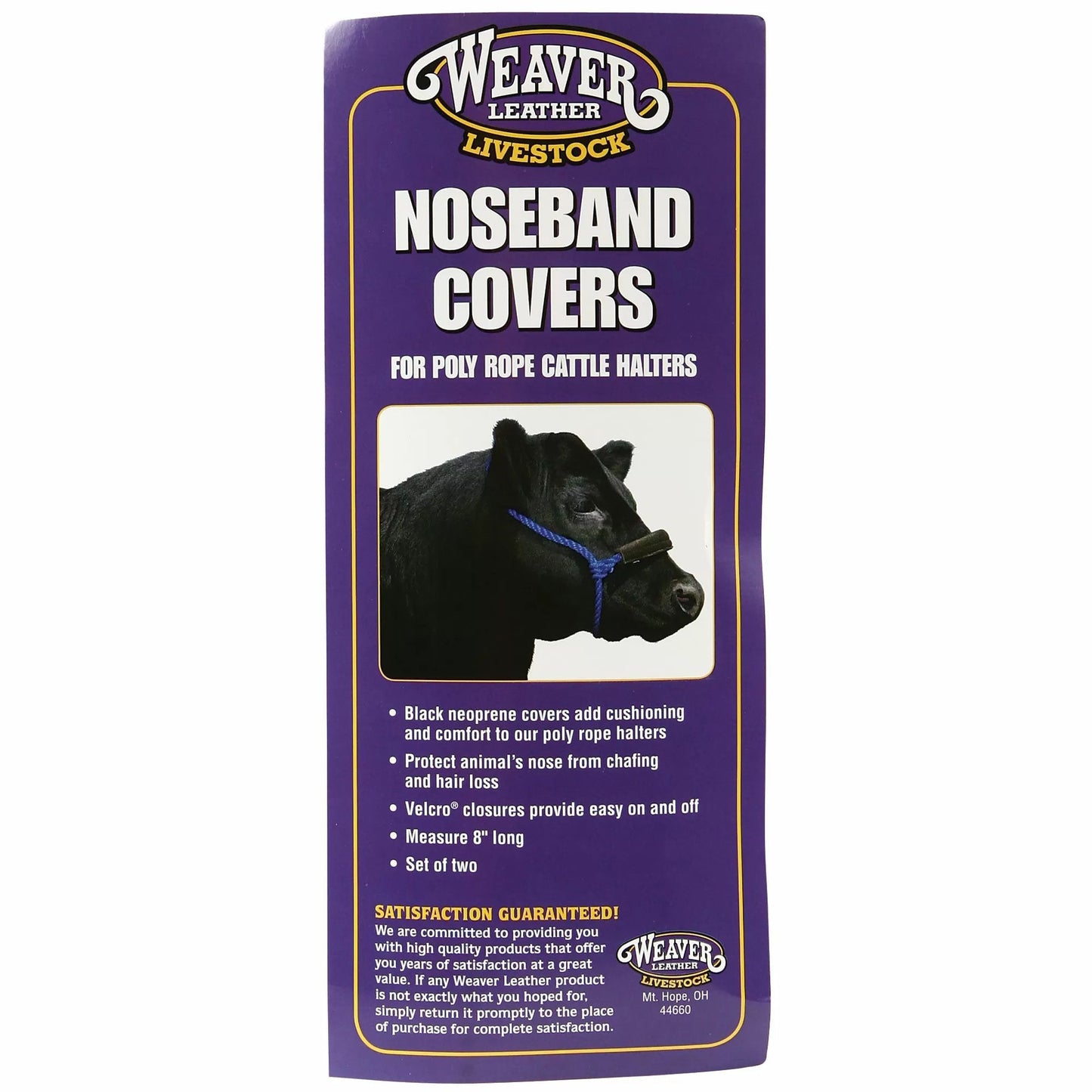 Black Noseband Covers - QC Supply -