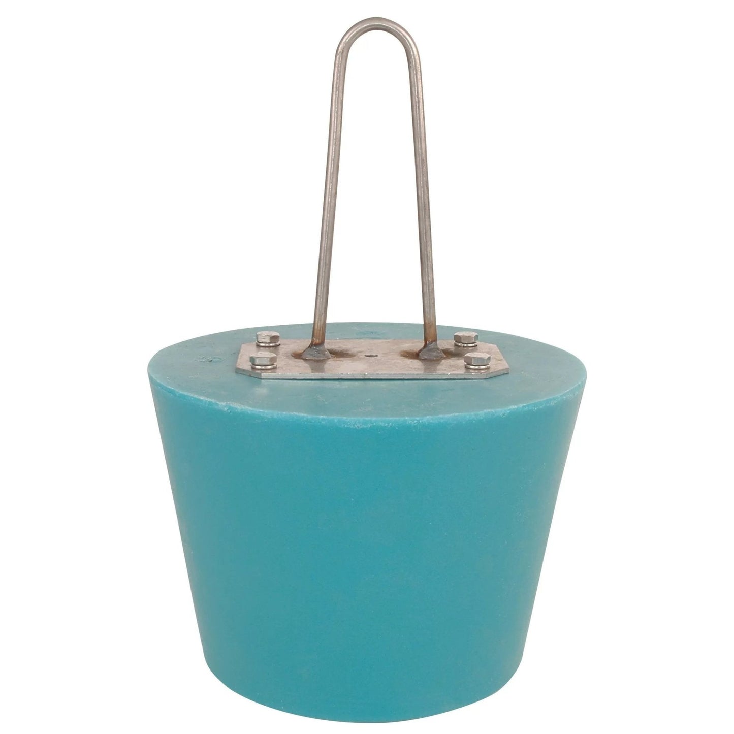 Capped Gutter Plug With Loop Plate - 8" - QC Supply -