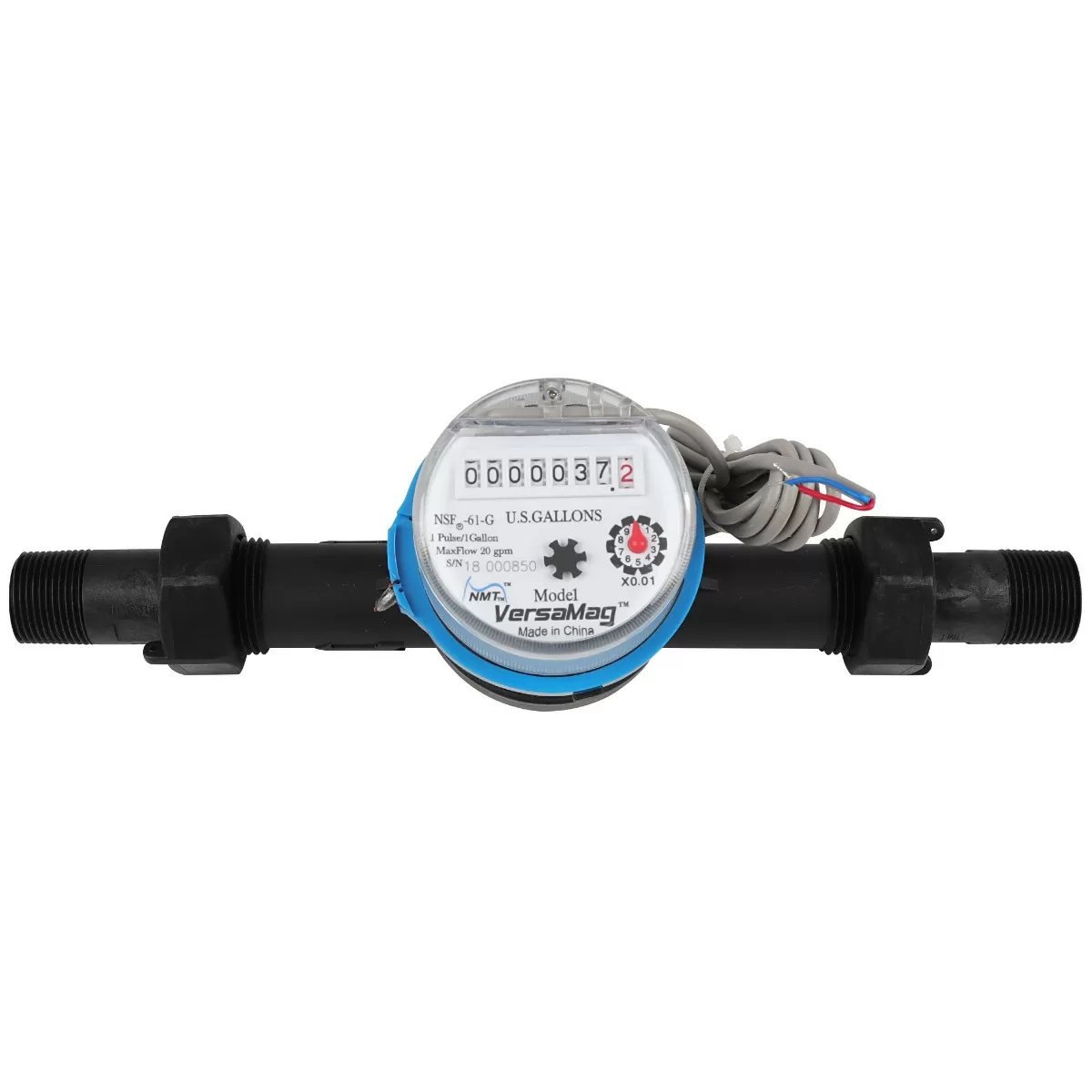 Dilution Solutions Pulse Output Water Meter - 3/4" - QC Supply -
