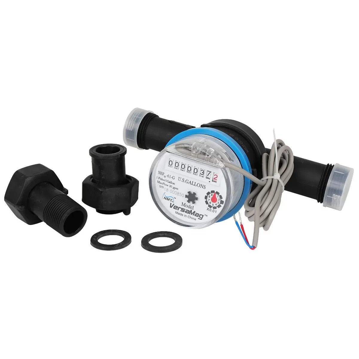 Dilution Solutions Pulse Output Water Meter - 3/4" - QC Supply -
