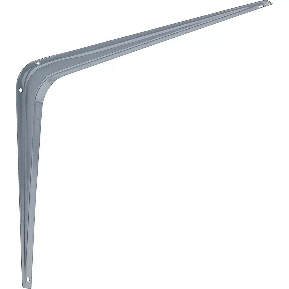 Gray Shelf Bracket - 10" x 12" - QC Supply -