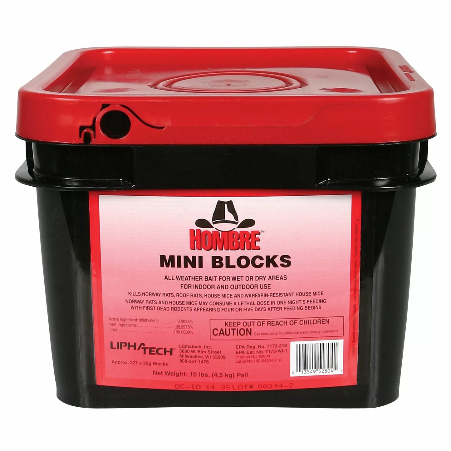 Hombre® Rodenticide MiniBlocks or Place Packs - QC Supply -