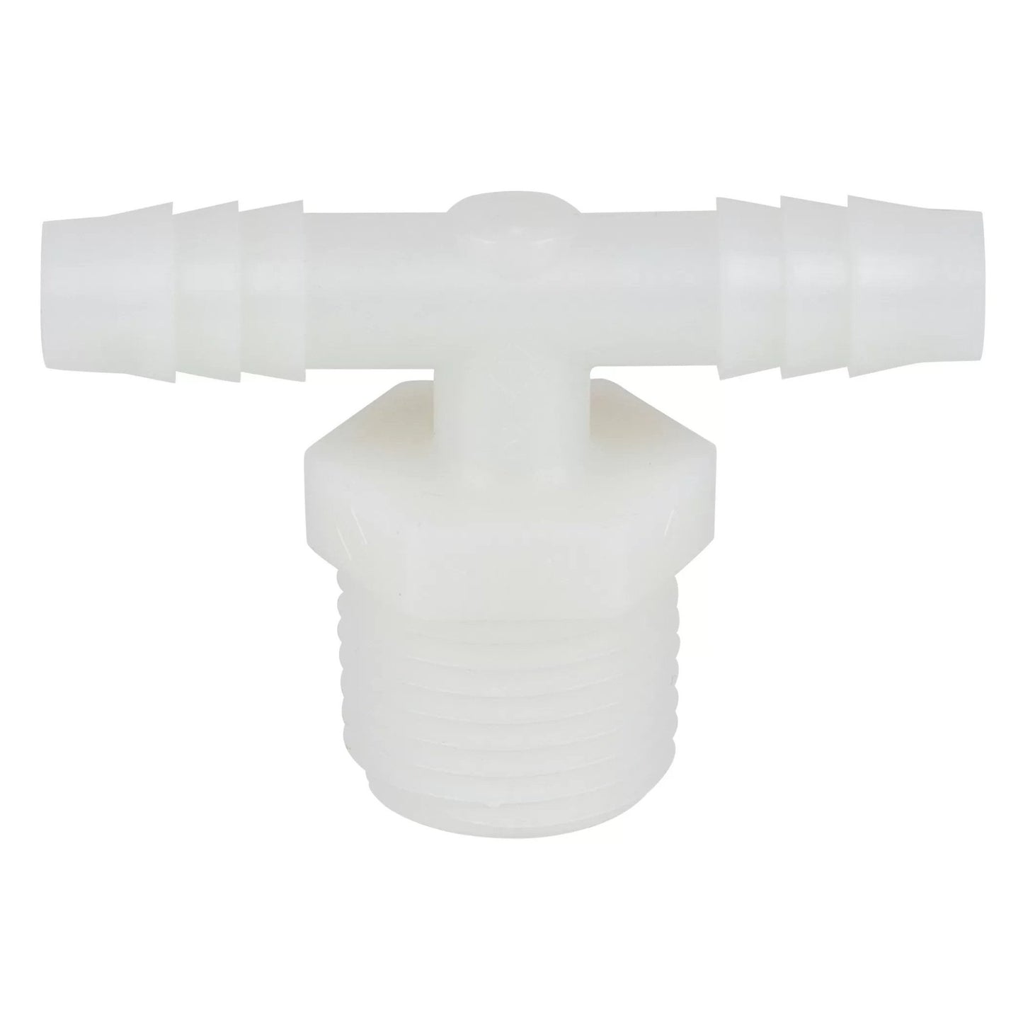 Hose Barb Tee 1/2" MPT - QC Supply -