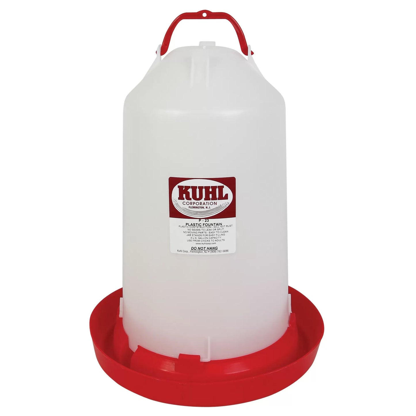 KUHL 3 Gallon Fountain - Complete (Case of 6) - QC Supply -