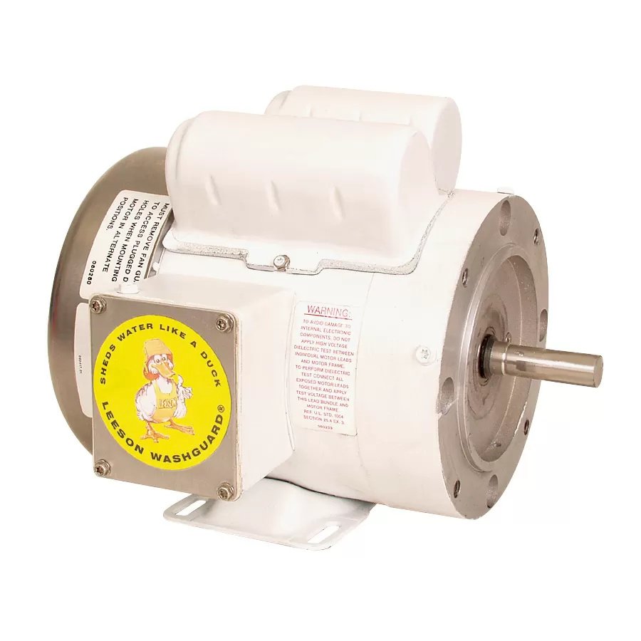 Leeson® - Washguard Motor - 1/2 HP - QC Supply -