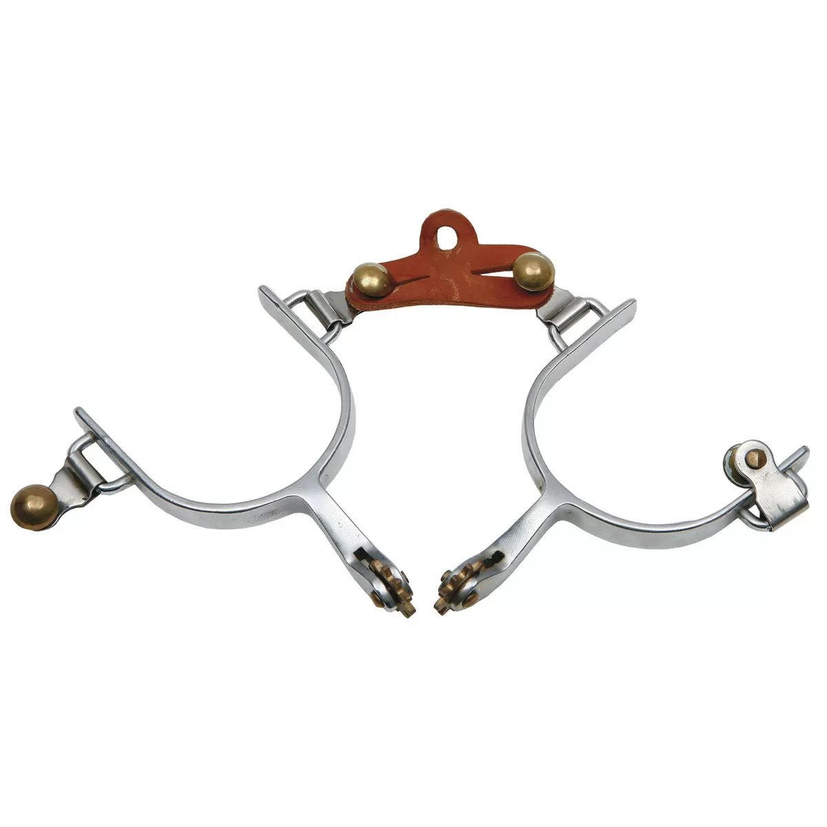 Men's Chrome Plated Roping Spur - QC Supply -