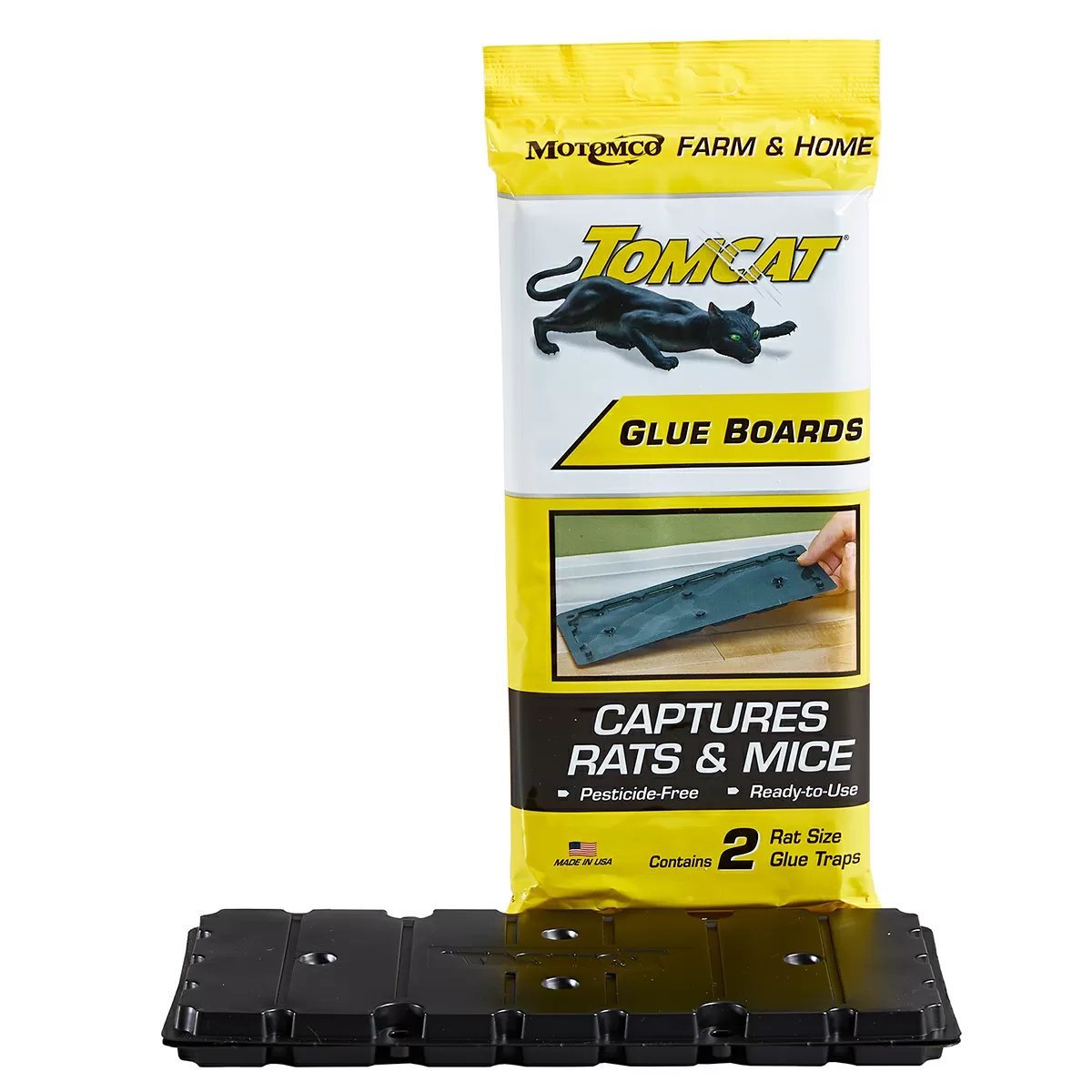 Motomco Tomcat® Rat Glue Boards 2 Pack - QC Supply -