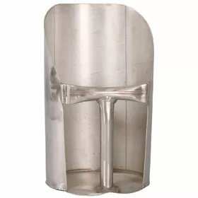 Round Stainless Steel Feed Scoop - QC Supply -