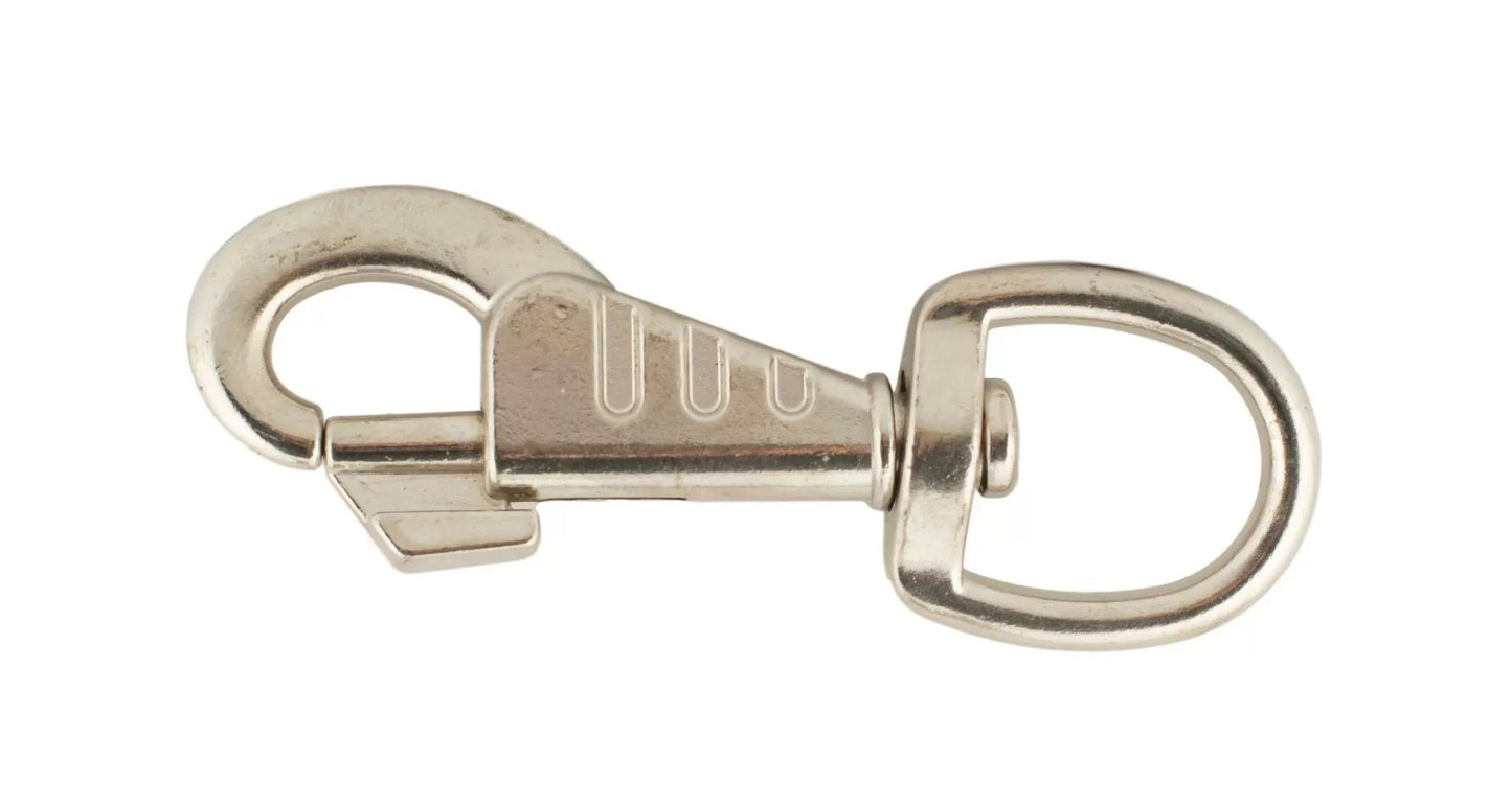 Snap Hooks - 3 5/8" Nickel Plated - QC Supply -