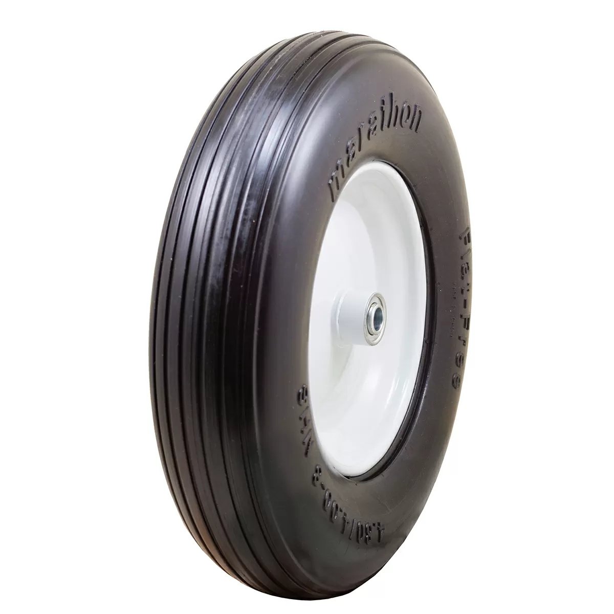 Solid Core Flat Free Tire - 4.80/4.00 - 8" - QC Supply -