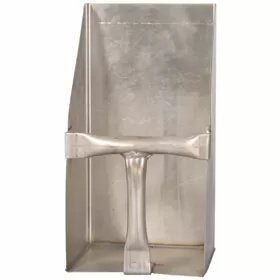 Square Stainless Steel Feed Scoop - QC Supply -