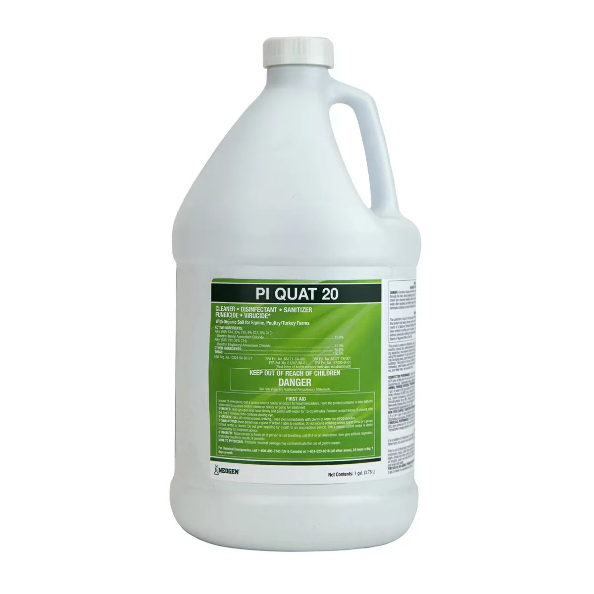 Neogen PI Quat 20 Disinfectant  55 Gal Drum