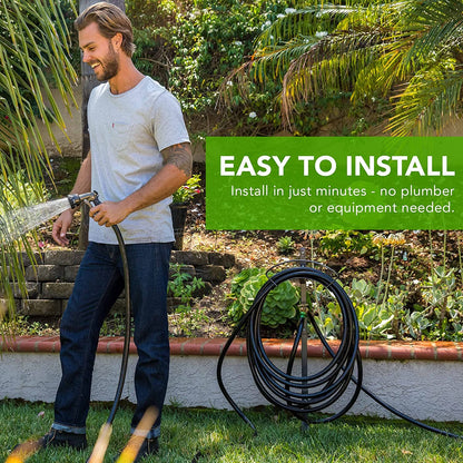 Yard Butler Hose Hanger - With Faucet