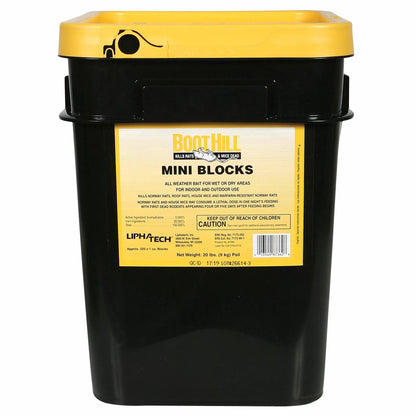 BootHill® Rat & Mouse Bait Pellets, MiniBlocks or Place Packs - QC Supply - 