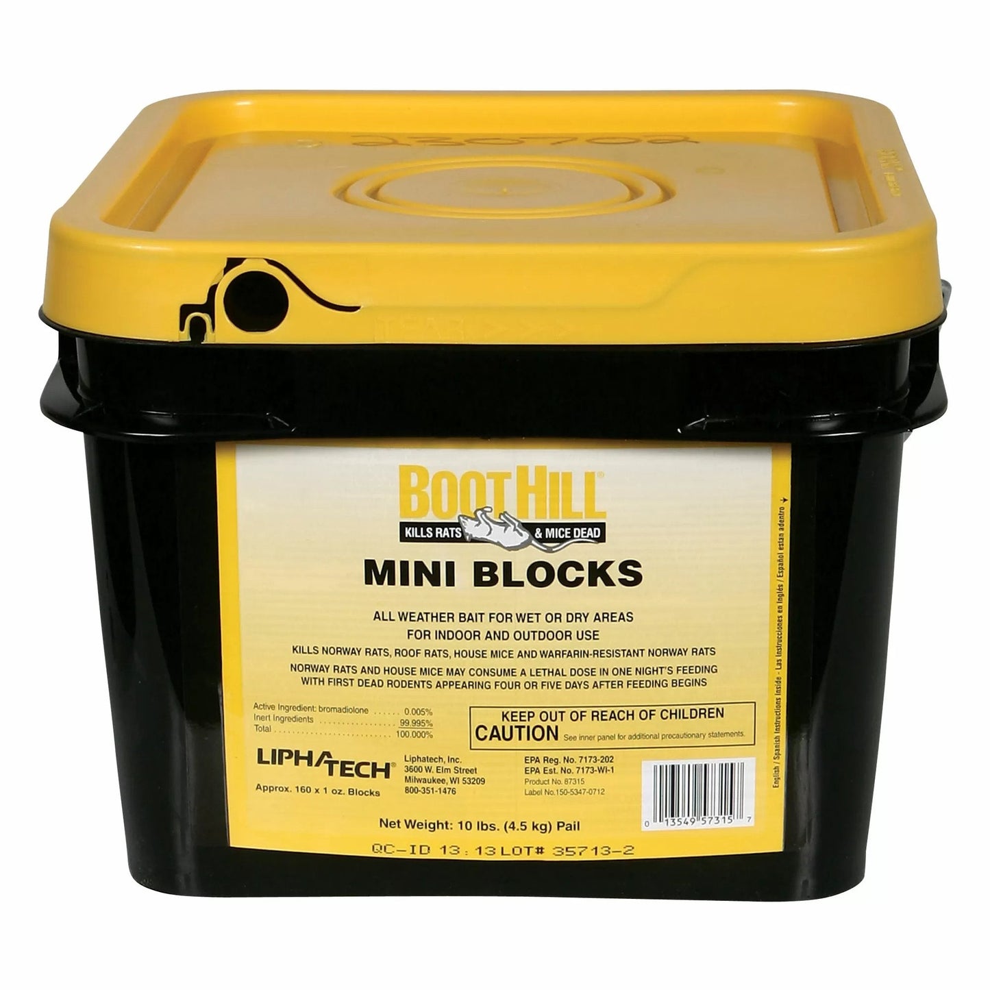 BootHill® Rat & Mouse Bait Pellets, MiniBlocks or Place Packs - QC Supply - 