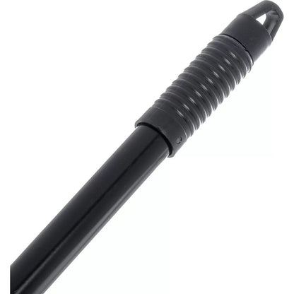 Carlisle 60" Vinyl - Coated Metal Black Mop Handle - QC Supply - 