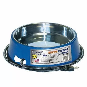 Heated Stainless Steel Pet Bowl - QC Supply - 