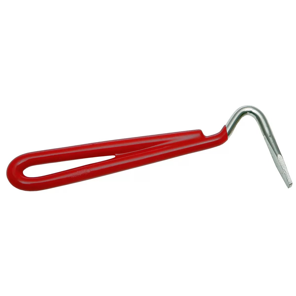 Hoof Pick with Red Plastic Handle - QC Supply - 
