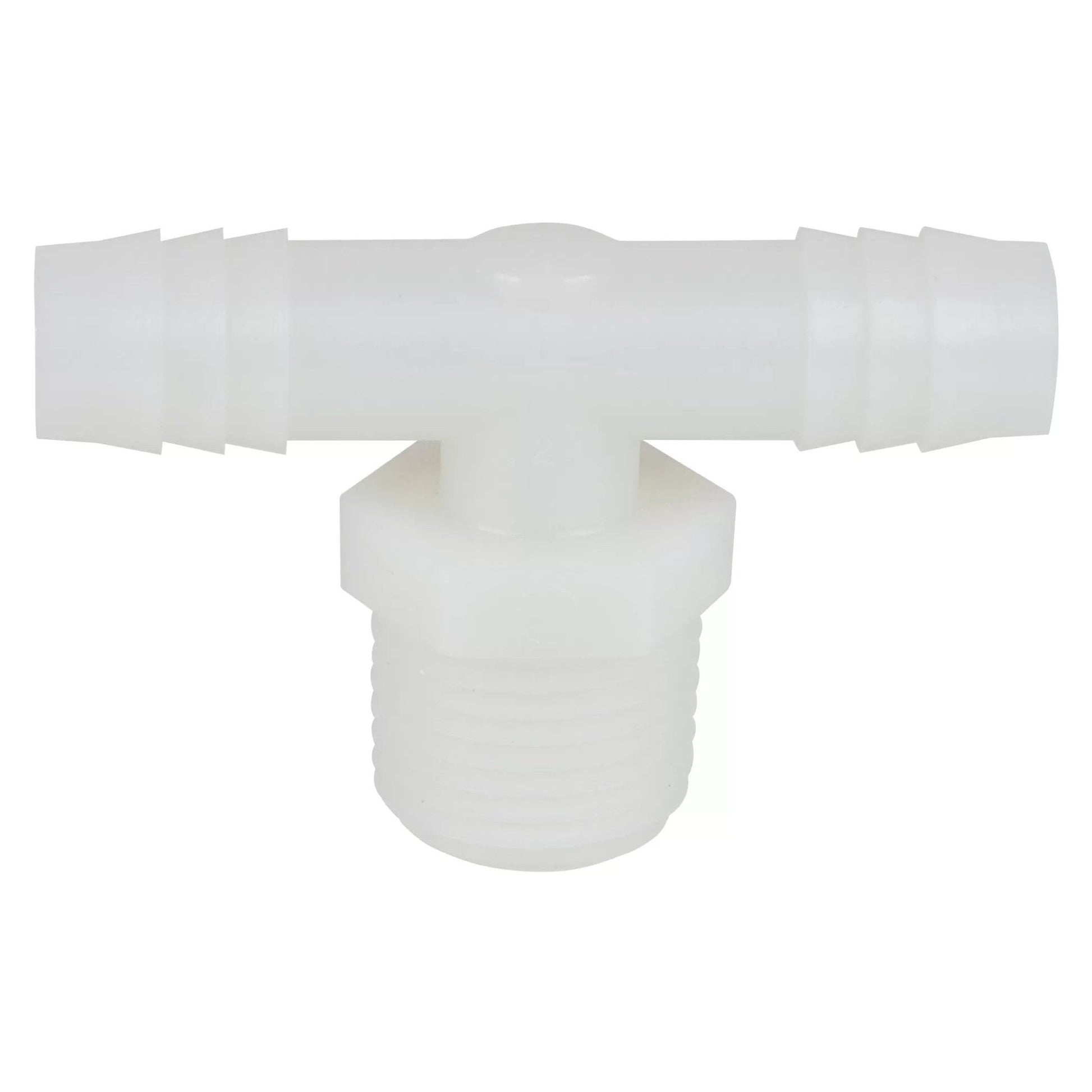 Hose Barb Tee 1/2" MPT - QC Supply - 