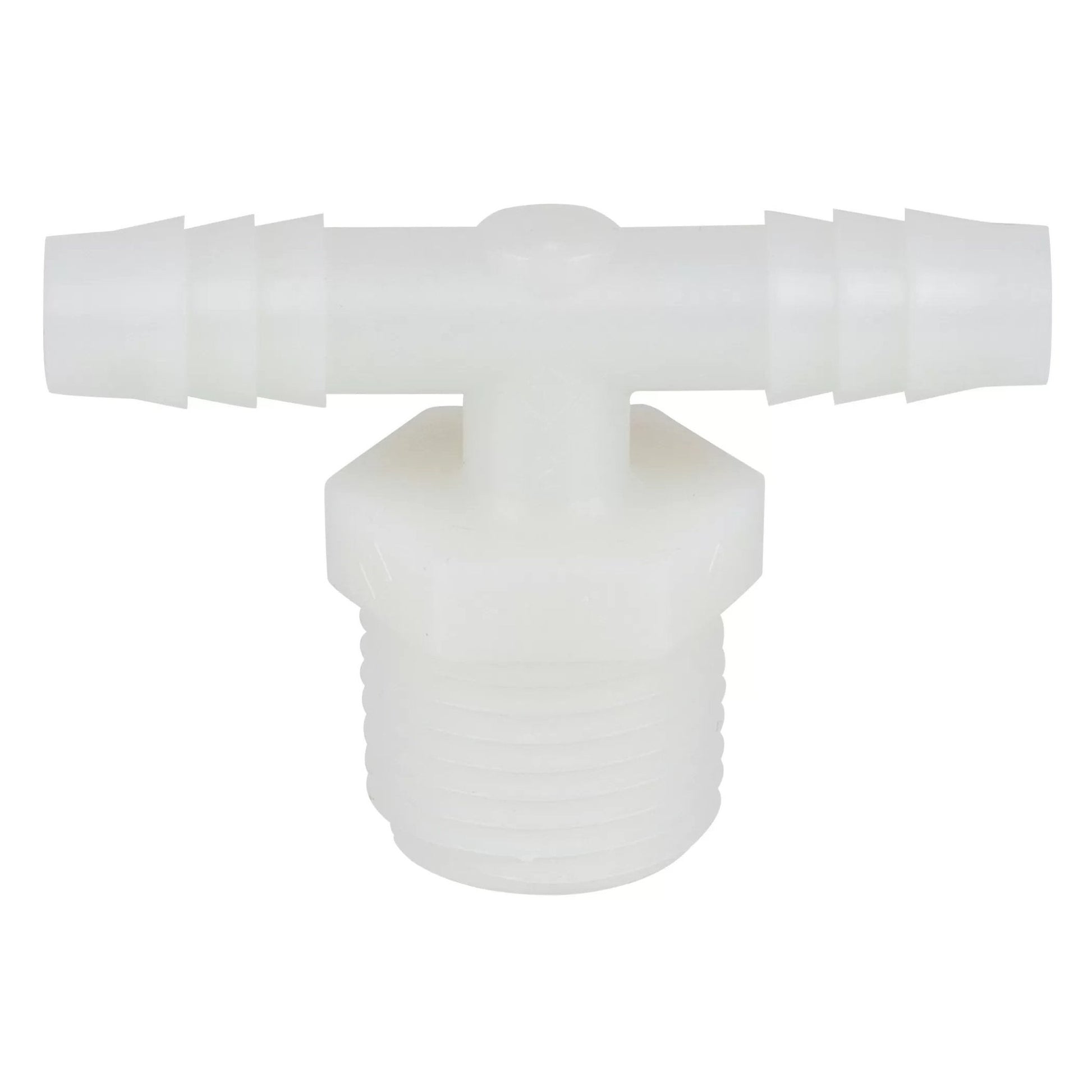 Hose Barb Tee 1/2" MPT - QC Supply - 