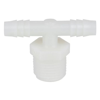 Hose Barb Tee 1/2" MPT - QC Supply - 