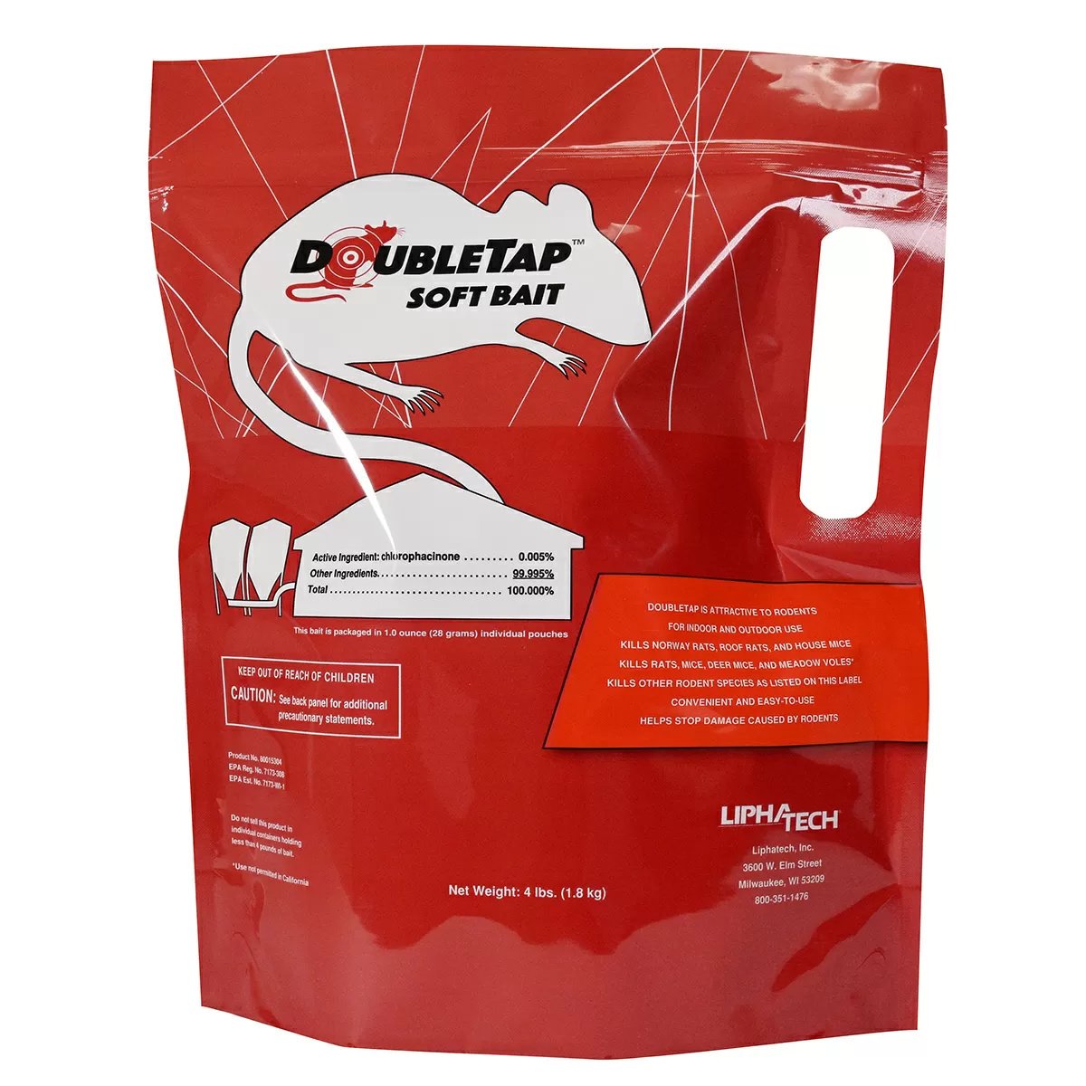 LiphaTech® DoubleTap™ Soft Bait - 4 lb Bag - QC Supply - 