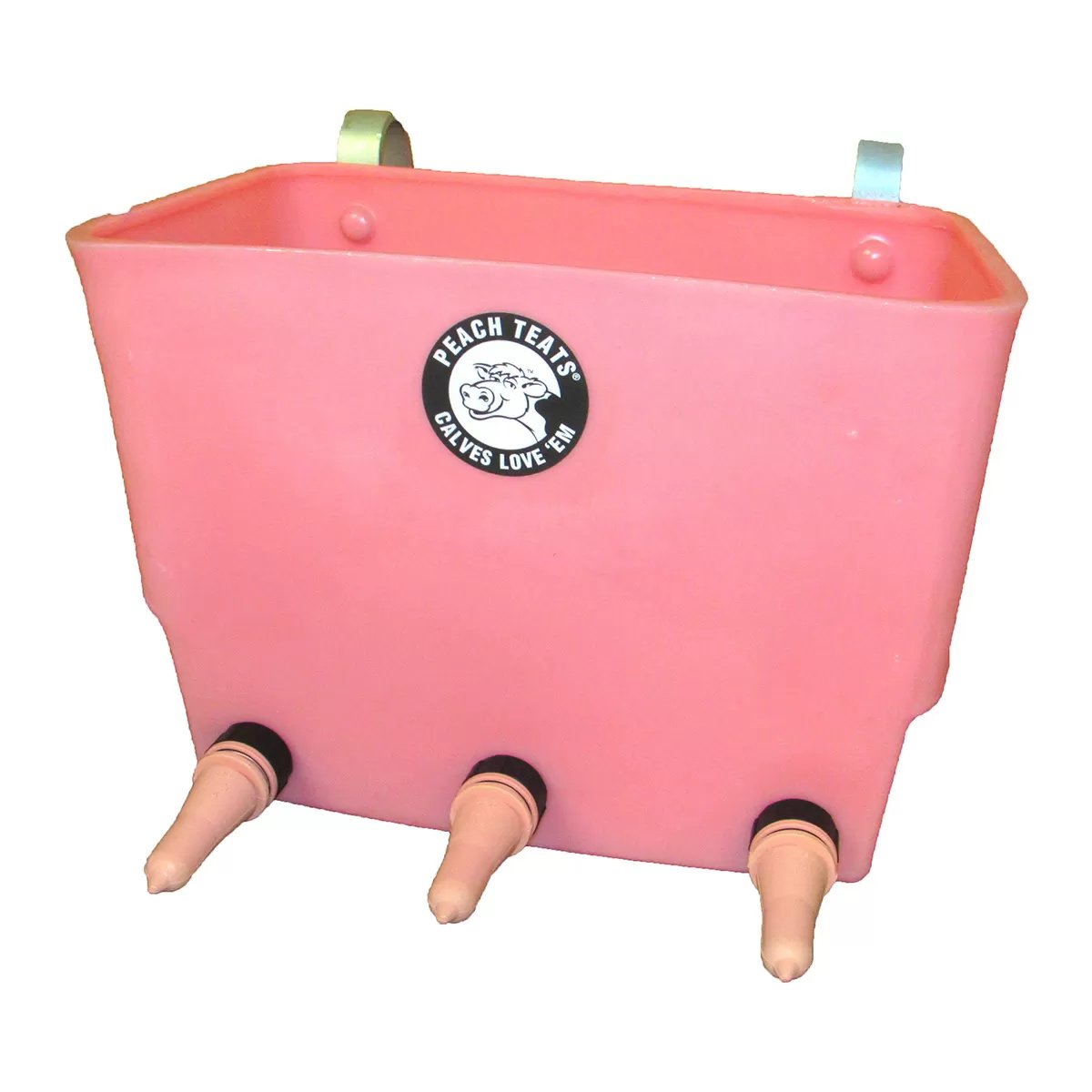 Peach Teat Complete Feeder - 3 Teat - QC Supply - 