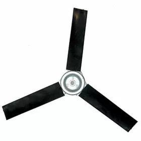 Poly Fan 18" Replacement 3 Blades - 5/8" Shaft With 45°Pitch - QC Supply - 