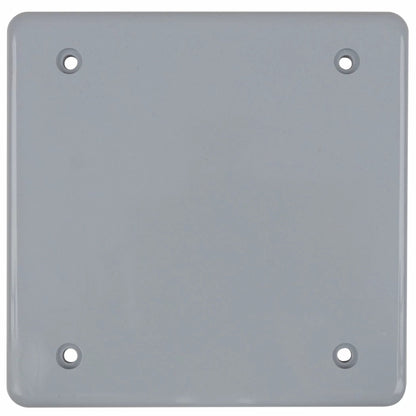PVC Blank Gang Box Cover - QC Supply - 