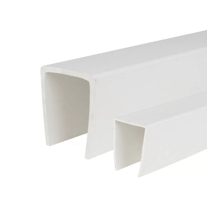 PVC U Channel 16' Length - QC Supply - 