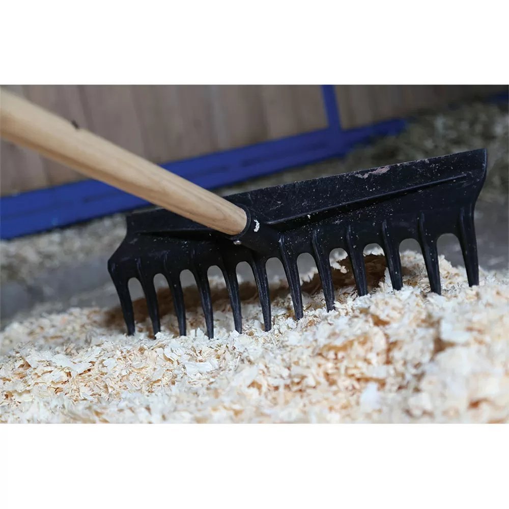 ScrapeRake w/72" Handle - Black Head - QC Supply - 