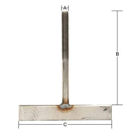Stainless Steel 5/32" x 1" TBolt ONLY - QC Supply - 