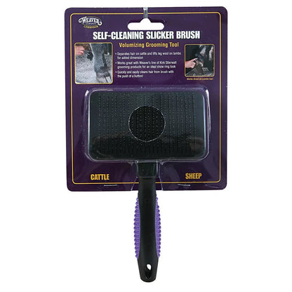 Weaver Leather® Self - Cleaning Slicker Brush - QC Supply - 
